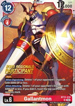 Gallantmon (BT12-018) (V.1) - Championship 2023 Promos (Alternative Art) [CP23-BT12-018]