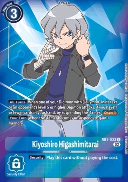 Kiyoshiro Higashimitarai (RB1-033) (V.2) - Resurgence Booster (Alternative Art) [RB-01-033]