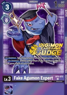 Fake Agumon Expert (BT5-072) - Judge Promos (Alternative Art) [JP-BT5-072]