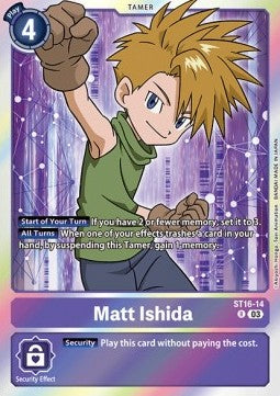 Matt Ishida (ST16-14) (V.1) - Starter Deck: Wolf of Friendship (Rare) [ST-16-014]
