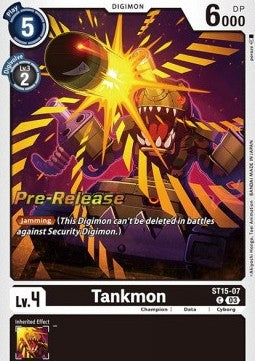 Tankmon (ST15-07) (V.2) - Starter Deck: Dragon of Courage (Common) [ST-15-007]