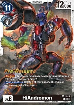 HiAndromon (ST15-13) (V.2) - Starter Deck: Dragon of Courage (Uncommon) [ST-15-013]