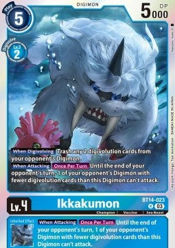 Ikkakumon (BT14-023) - Blast Ace (Rare) [BT-14-023]