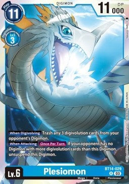 Plesiomon (BT14-029) - Blast Ace (Rare) [BT-14-029]
