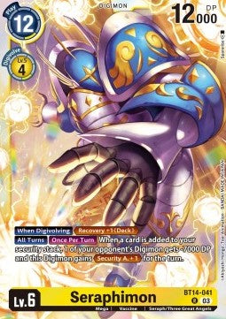 Seraphimon (BT14-041) - Blast Ace (Rare) [BT-14-041]