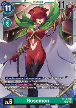 Rosemon (BT14-053) - Blast Ace (Rare) [BT-14-053]
