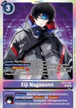 Eiji Nagasumi (BT14-087) (V.1) - Blast Ace (Rare) [BT-14-087]