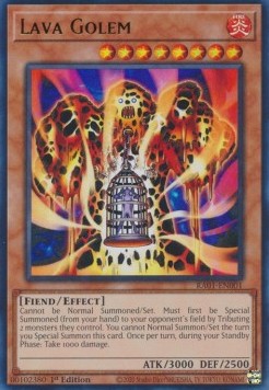 Lava Golem (V.2 - Ultra Rare) - 25th Anniversary Rarity Collection (Ultra Rare) [RA01-001]