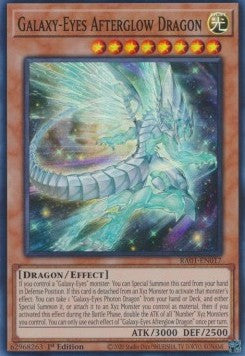 Galaxy-Eyes Afterglow Dragon (V.1 - Super Rare) - 25th Anniversary Rarity Collection (Super Rare) [RA01-017]