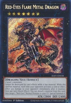 Red-Eyes Flare Metal Dragon (V.3 - Secret Rare) - 25th Anniversary Rarity Collection (Secret Rare) [RA01-038]