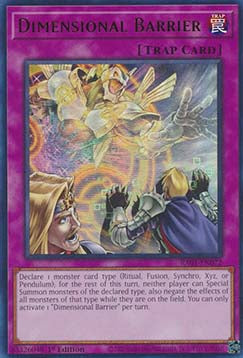 Dimensional Barrier (V.2 - Ultra Rare) - 25th Anniversary Rarity Collection (Ultra Rare) [RA01-072]