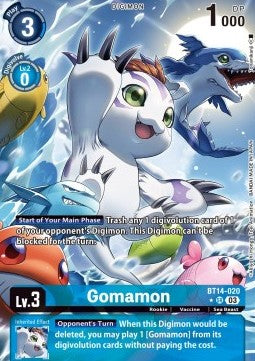 Gomamon (BT14-020) (V.2) - Blast Ace (Alternative Art) [BT-14-020]