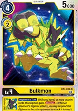 Bulkmon (BT7-033) - Official Tournament Pack Events (Alternative Art) [OTPE-BT7-033]