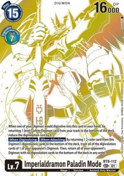 Imperialdramon Paladin Mode (BT8-112) - Blast Ace (Alternative Art) [BT-14-BT8-112]