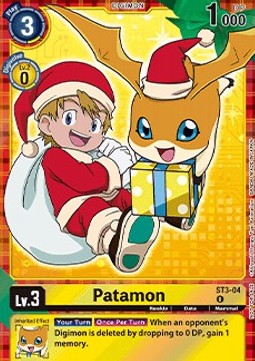 Patamon (ST3-04) - Unnumbered Promos (Alternative Art) [UP-ST3-04]