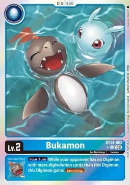 Bukamon (BT14-002) (V.2) - Promos: Blast Ace (Uncommon) [BT-14P-BT14-002]