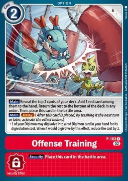 Offense Training (P-103) - Promos (Promo) [P-103]