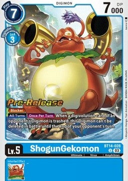 ShogunGekomon (BT14-028) - Promos: Blast Ace (Uncommon) [BT-14P-BT14-028]