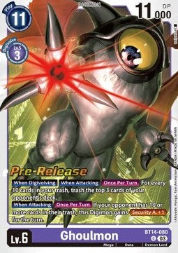 Ghoulmon (BT14-080) - Promos: Blast Ace (Uncommon) [BT-14P-BT14-080]