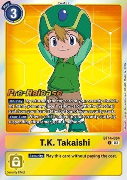 T.K. Takaishi (BT14-084) - Promos: Blast Ace (Rare) [BT-14P-BT14-084]