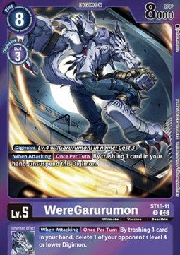 WereGarurumon (ST16-11) - Blast Ace (Alternative Art) [BT-14-ST16-11]