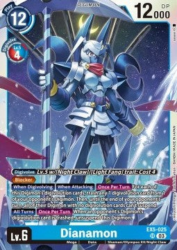 Dianamon (EX5-025) (V.1) - Animal Colosseum (Super Rare) [EX-05-025]