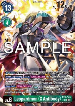 Leopardmon (X Antibody) (EX5-043) (V.2) - Animal Colosseum (Alternative Art) [EX-05-043]