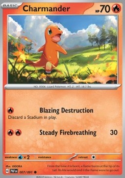 Charmander - Paldean Fates (Common) [PAF-007]