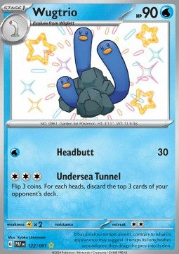 Wugtrio - Paldean Fates (Shiny Rare) [PAF-122]