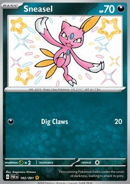 Sneasel - Paldean Fates (Shiny Rare) [PAF-182]
