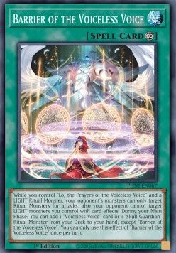 Barrier of the Voiceless Voice - Phantom Nightmare (Super Rare) [PHNI-067]