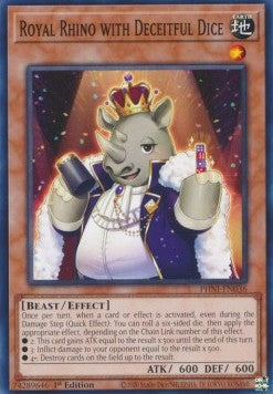 Royal Rhino with Deceitful Dice - Phantom Nightmare (Common) [PHNI-036]