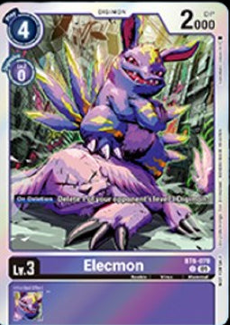 Elecmon (BT6-070) - Official Tournament Pack Events (Alternative Art) [OTPE-BT6-070]