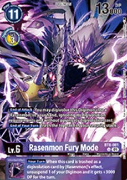 Rasenmon Fury Mode (BT8-081) - Official Tournament Pack Events (Alternative Art) [OTPE-BT8-081]