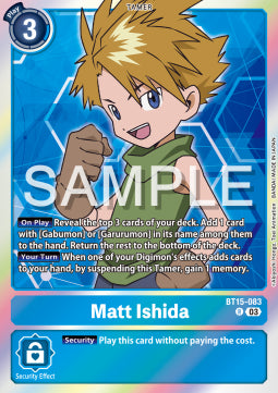 Matt Ishida (BT15-083) (V.1) - Exceed Apocalypse (Rare) [BT-15-083]