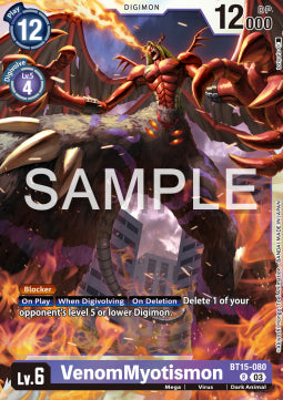 VenomMyotismon (BT15-080) - Exceed Apocalypse (Rare) [BT-15-080]