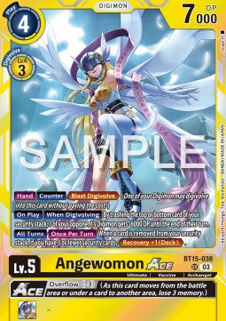 Angewomon Ace (BT15-038) - Exceed Apocalypse (Super Rare) [BT-15-038]