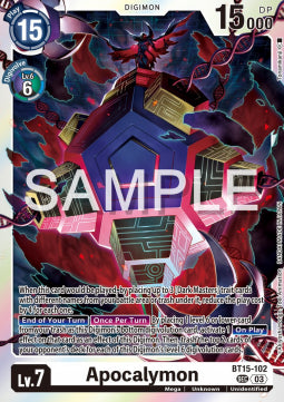 Apocalymon (BT15-102) (V.1) - Exceed Apocalypse (Secret Rare) [BT-15-102]