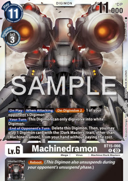 Machinedramon (BT15-066) - Exceed Apocalypse (Rare) [BT-15-066]