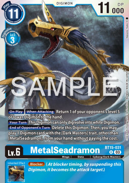 MetalSeadramon (BT15-031) - Exceed Apocalypse (Rare) [BT-15-031]