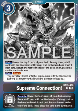 Supreme Connection! (BT15-096) - Exceed Apocalypse (Rare) [BT-15-096]