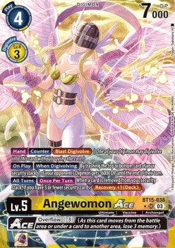 Angewomon Ace (BT15-038) (V.2) - Exceed Apocalypse (Alternative Art) [BT-15-038]