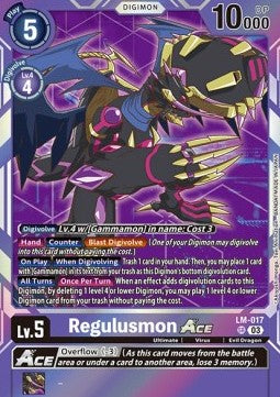 Regulusmon Ace (LM-017) - Exceed Apocalypse (Super Rare) [BT-15-LM-017]