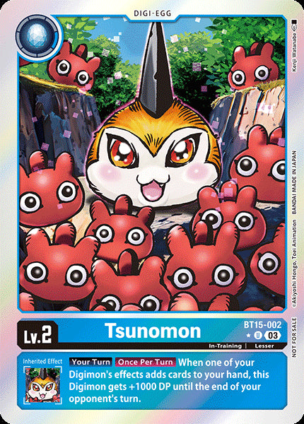 Tsunomon (BT15-002) (V.2) - Promos: Exceed Apocalypse (Uncommon) [BT-15P-BT14-002]