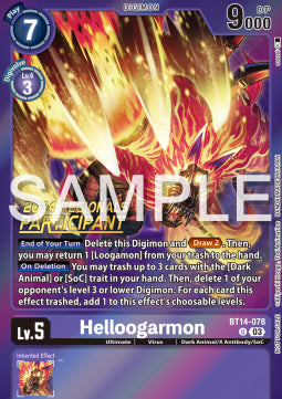 Helloogarmon (BT14-078) (V.1) - Championship 2024 Promos (Alternative Art) [CP24-BT14-078]