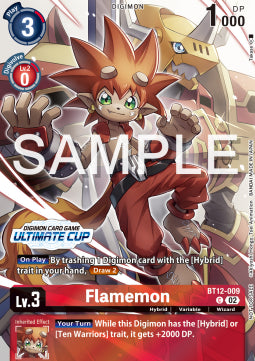 Flamemon (BT12-009) - Special Tournament Promos (Alternative Art) [STP-BT12-009]