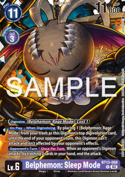 Belphemon: Sleep Mode (BT13-088) - Event Pack 6 (Alternative Art) [EP6-BT13-088]