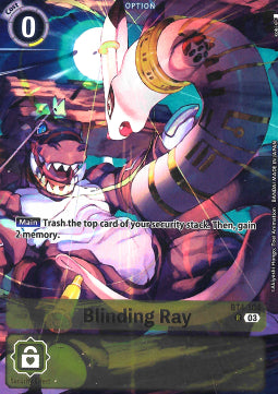 Blinding Ray (BT4-104) - Advanced Deck: Double Typhoon (Alternative Art) [ST-17-BT4-104]