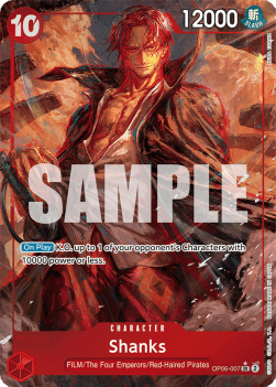 Shanks (OP06-007) (V.2) - Wings of the Captain (Alternate Art) [OP06-007]