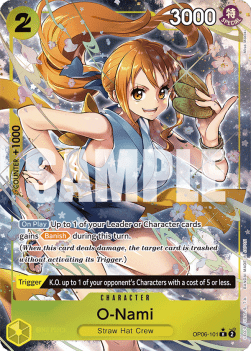 O-Nami (OP06-101) (V.2) - Wings of the Captain (Alternate Art) [OP06-101]